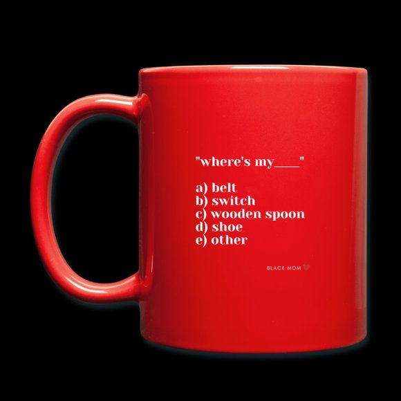 Mug | Where's My Belt Switch Wooden - Picture 1 of 2